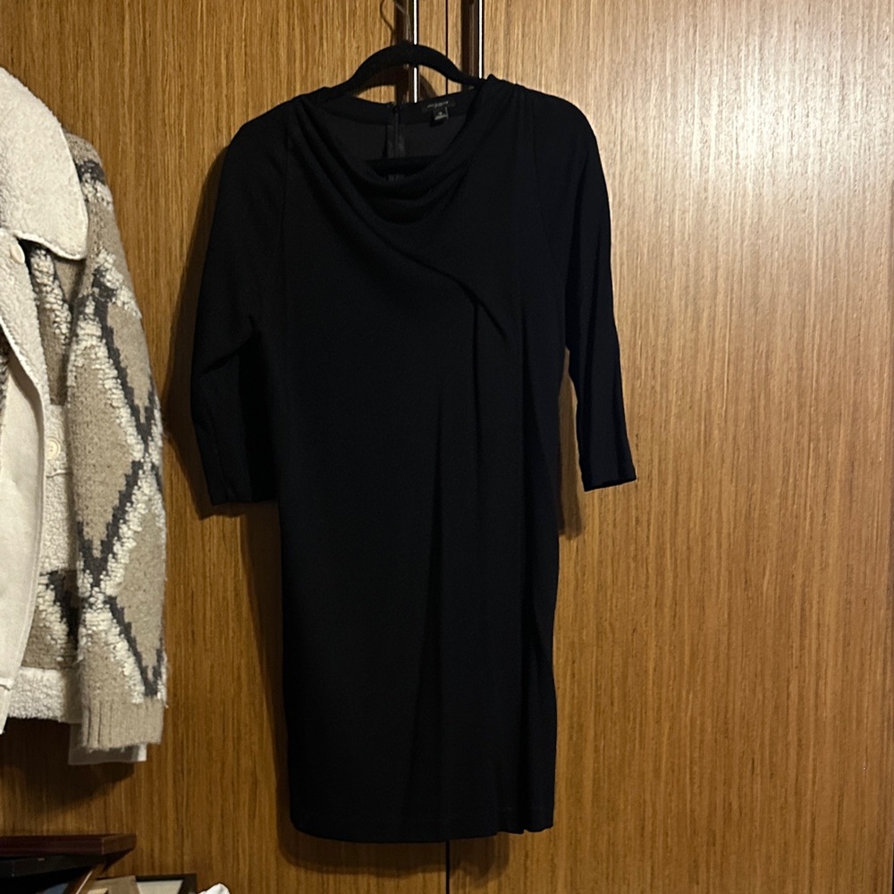 Ann Taylor Black Long Sleeve Dress